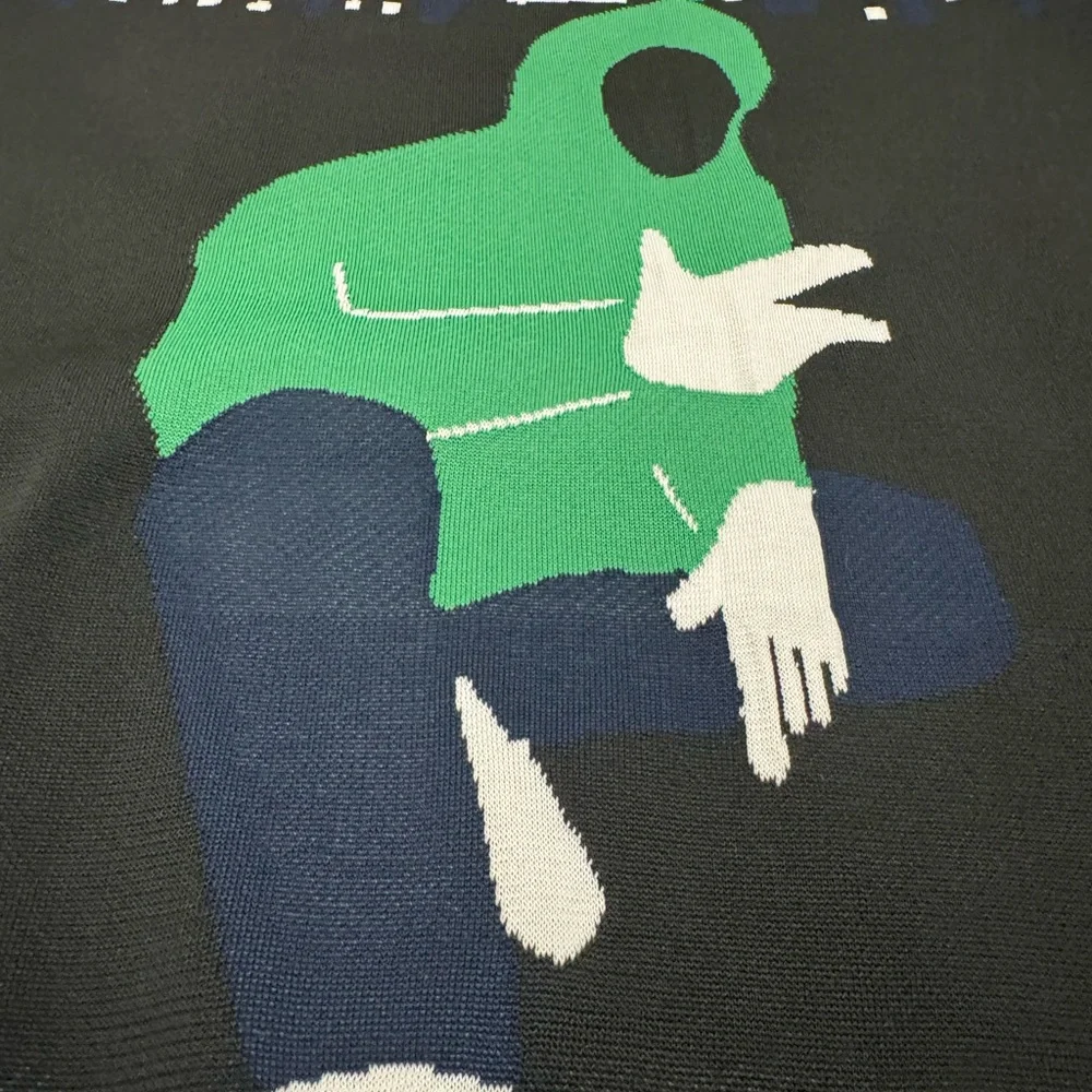 adidas Originals X United Arrows & Sons Crewneck Black Sweatshirt Size XL - Picture 6 of 9